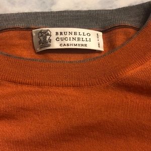 Size 56 Italian Brunello Cucinelli cashmere sweater light weight